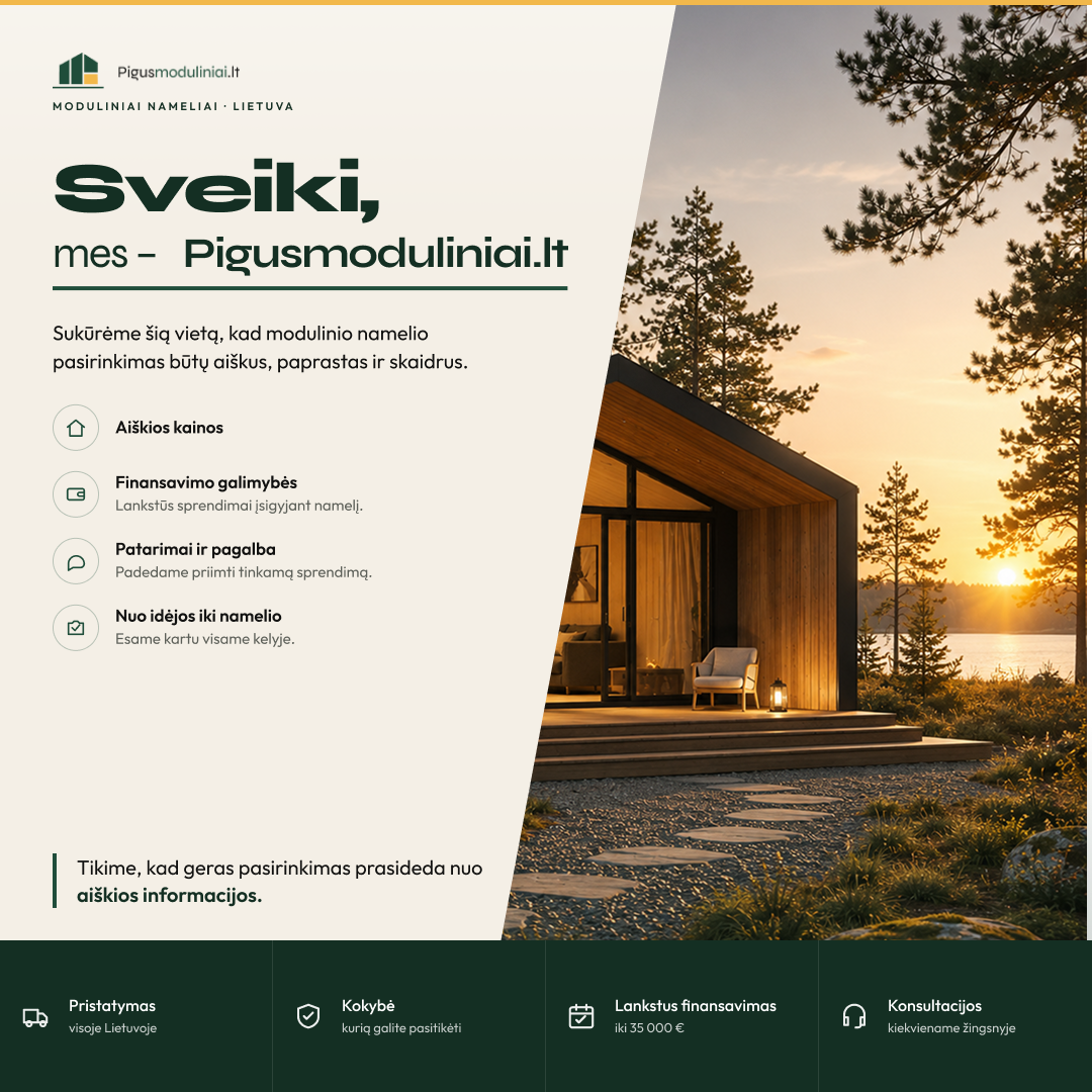 Sveiki, mes – Pigusmoduliniai.lt